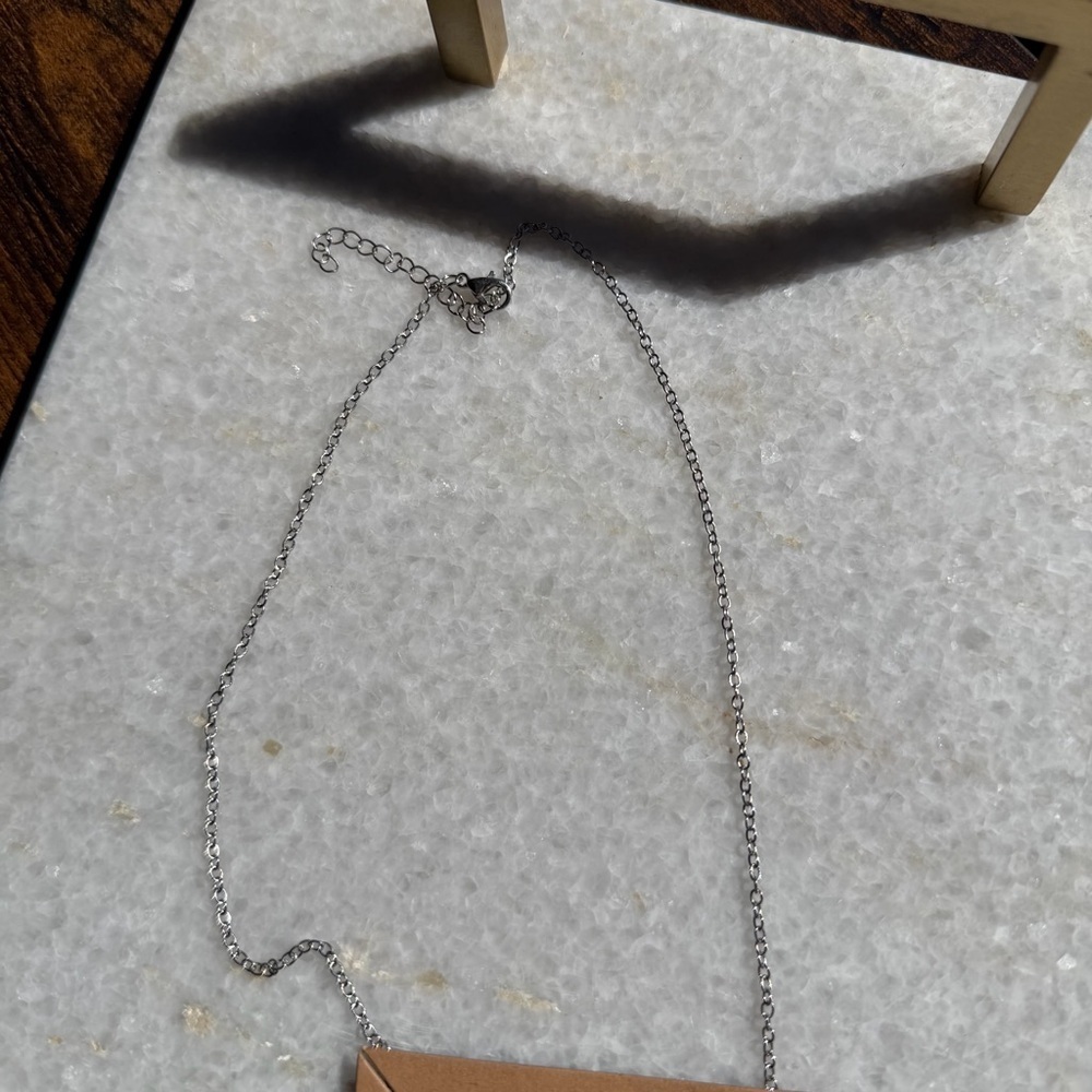 Silver Leo Zodiac Constellation Necklace - Picture 4 of 4